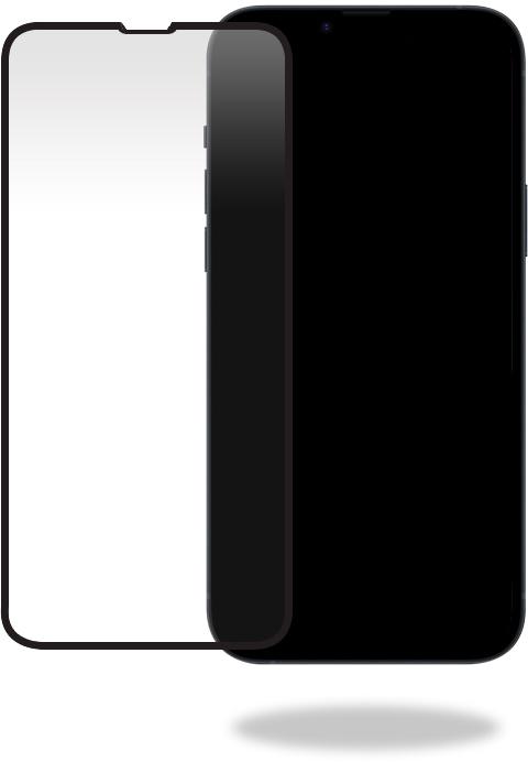 Actual product image Mobilize Black frame glass (1 Piece, Apple iPhone 15 Plus)
