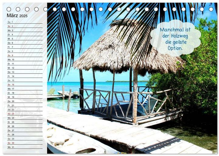 Produktbild Endlich Urlaub und nichts wie weg! Lustiger Sprchekalender fr Urlaubsreife (Tischkalender 2025 (A5, Deutsch)