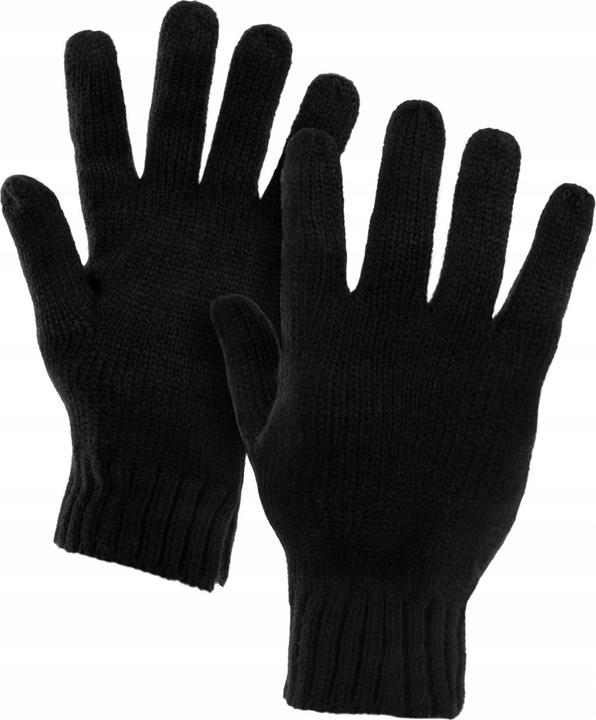 Actual product image Trizand Hat, scarf and mittens set - black