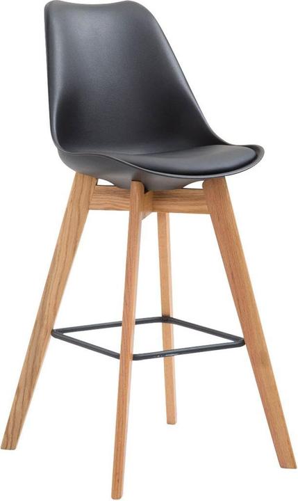 Produktbild Swisshandel24 Barhocker Metz Kunststoff Natura, schwarz