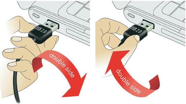 Produktbild Delock EASY-USB 2.0 Kabel mit Winkelstecker (3 m, USB 2.0)