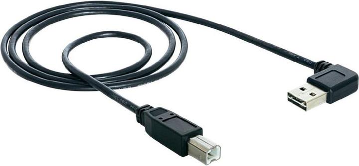Produktbild Delock EASY-USB 2.0 Kabel mit Winkelstecker (1 m, USB 2.0)