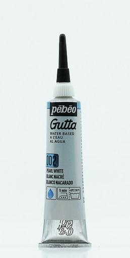 Produktbild Pebeo Setasilk Wasser-Gutta Tube mit Kanüle (Weiss, 20 ml)