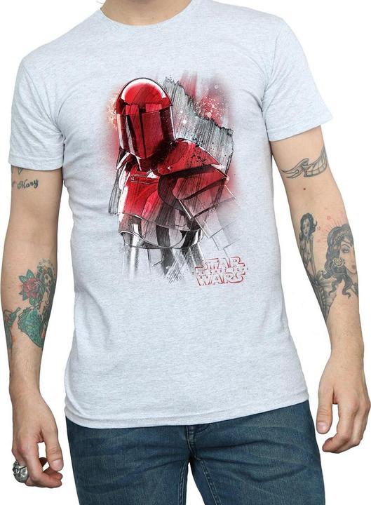 Actual product image Star Wars Mens The Last Jedi Praetorian Guard Brushed T-Shirt (S)