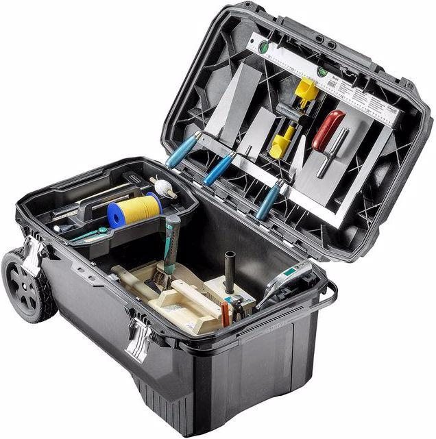 Produktbild technocraft Maurer-Werkzeugkiste MOBIL 29-tlg (29 Teile)