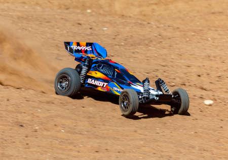 Produktbild Traxxas Bandit VXL blau BL 2.4GHz TSM ohne Akku/Lader (RTR Ready-to-Run)