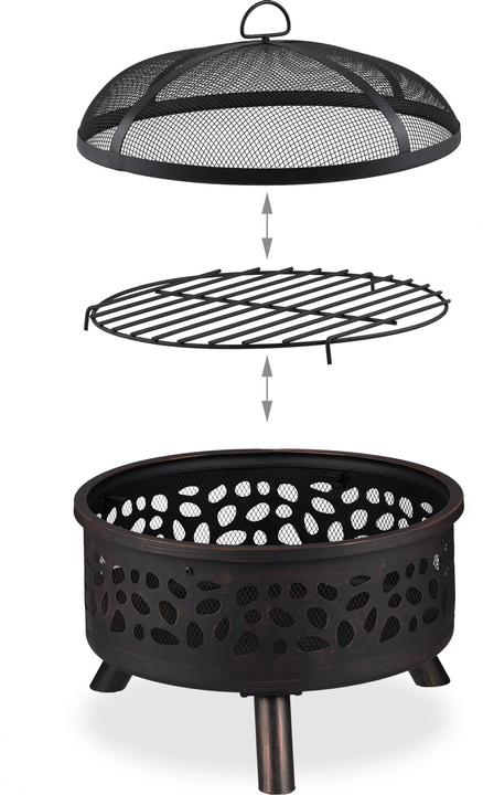 Actual product image Relaxdays Fire bowl (60 cm)