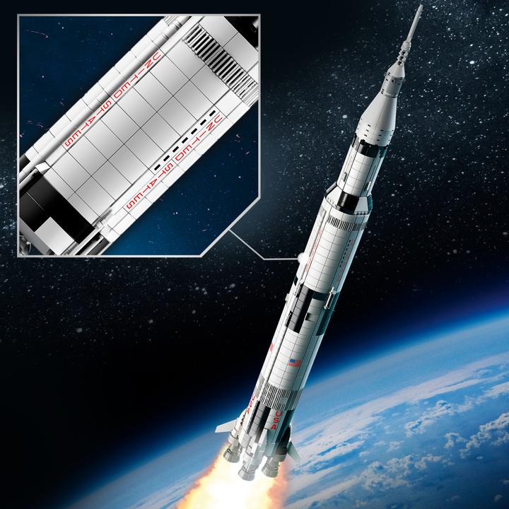 Immagine prodotto LEGO Saturno V Apollo della NASA (92176, LEGO Ideas, Set LEGO rari)