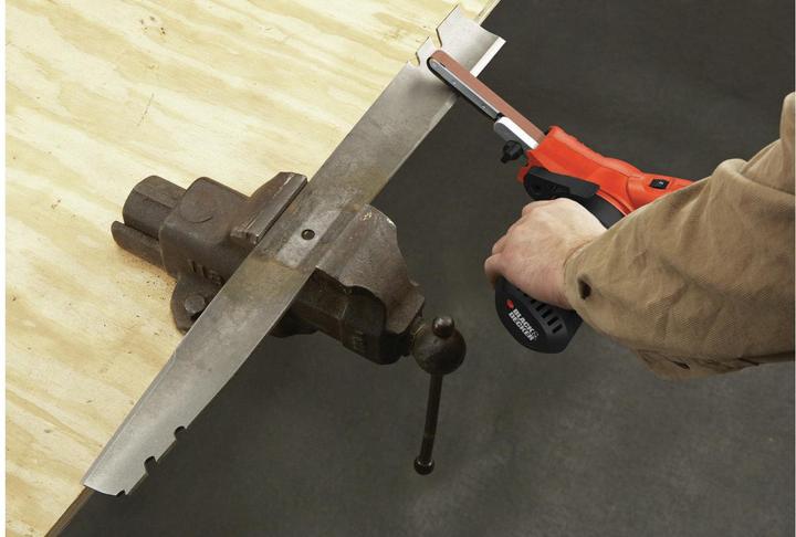 Produktbild Black & Decker Powerfeile KA900E mit CyclonicActionStaubabsaugung (Bandschleifer, 350 W)