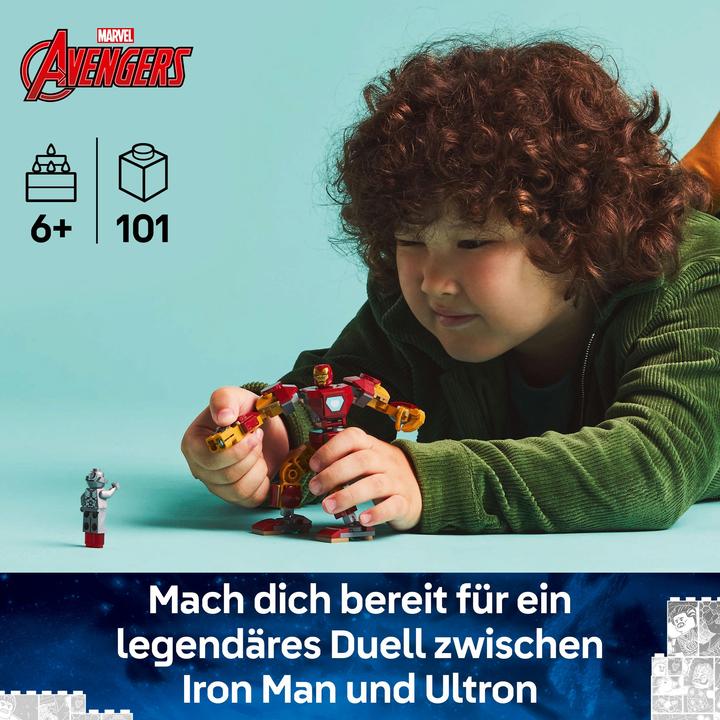 Actual product image LEGO Iron Man Mech vs. Ultron (76307, LEGO Marvel)