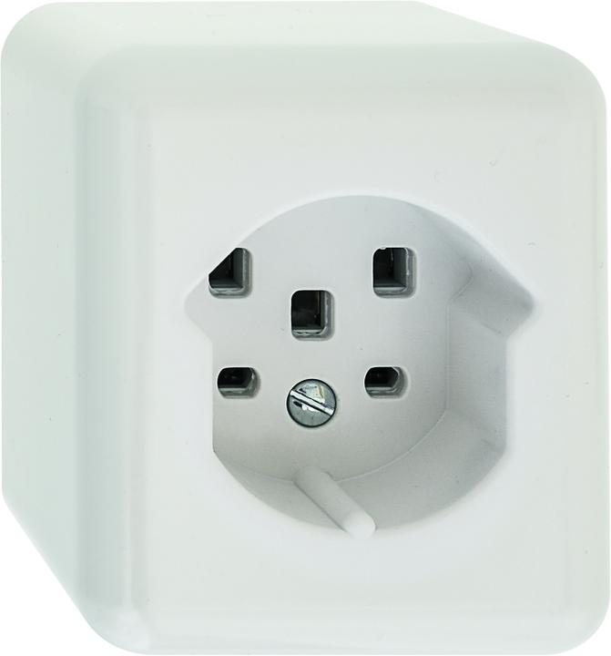 Mica Presa AP uscita T25 bianco