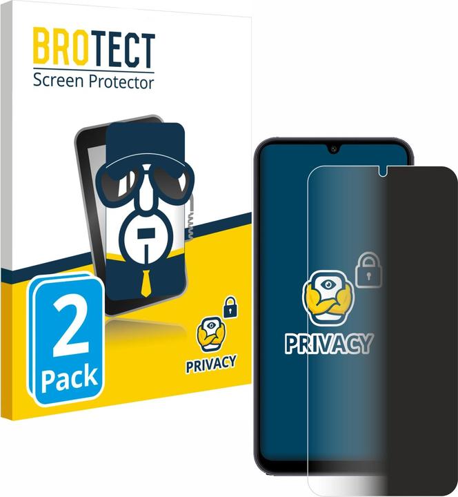 Actual product image BROTECT Anti-spy privacy film Blue light protection film (2 Piece, Samsung Galaxy A25 5G)