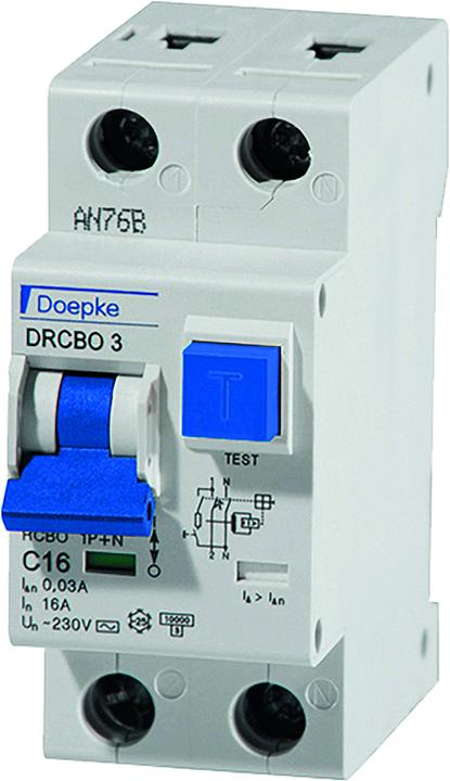 Actual product image Doepke RCD LS 10A 10mA C 1+N