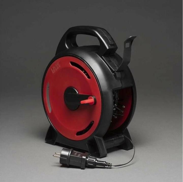 Actual product image Konstsmide LED light chain with cable reel (37.93 m)