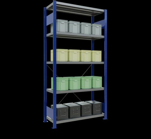 Actual product image Schulte Lagertechnik MULTIplus330 basic racking system with cross brace