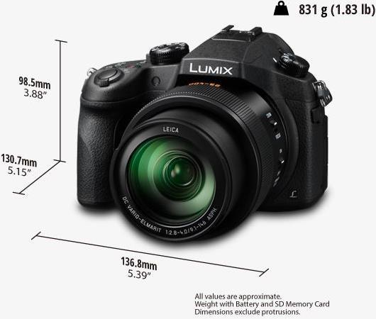 Image du produit Panasonic Lumix FZ1000 (25 - 400 mm, 20 Mpx, 1")