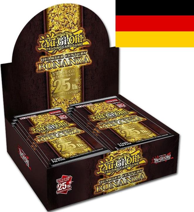 Produktbild Yu-Gi-Oh YGO: Quarter Century Bonanza Booster -D- (Display - 24 Stk.) (Max. 3 Stk. pro Haushalt) (Deutsch, Booster Display)