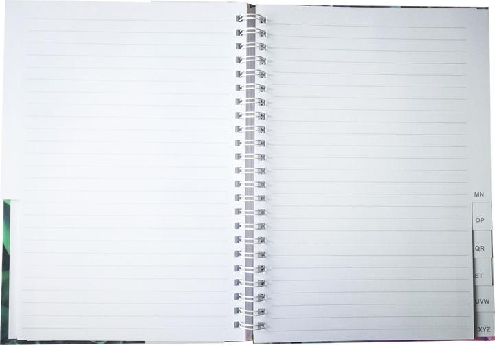 Voedingswaarden en ingrediënten Rnk Uitgever Notitieboekje met ABC-index Blossom DIN A5 gelinieerd, veelkleurige hardcover 96 pagina's (A6, Rijen, Hardcover)