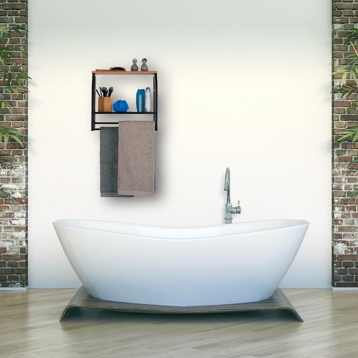 Image du produit Relaxdays Étagère murale (45,5 x 23 x 41,5 cm)