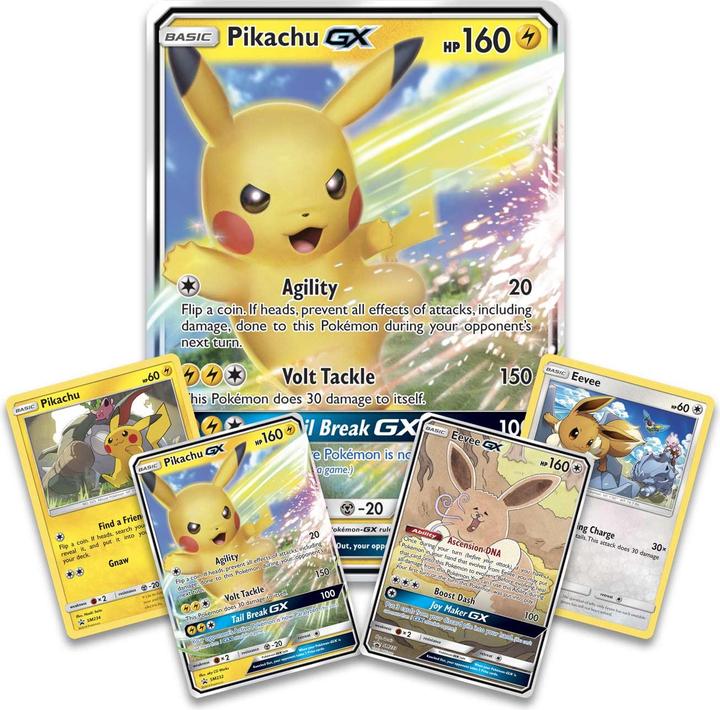 Image du produit Pokémon Pikachu GX & Eevee GX Collection Box (Anglais, Coffret & Collection)