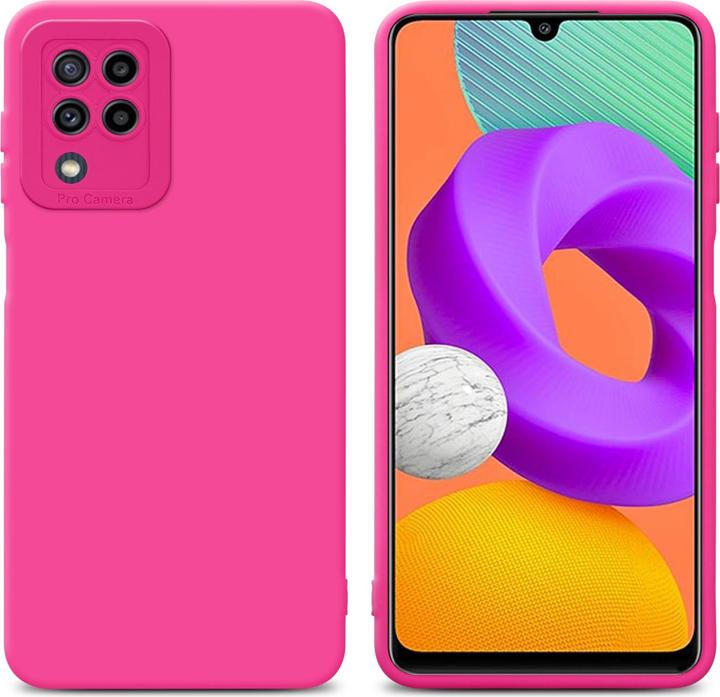 Productafbeelding Cadorabo Hoesje voor Samsung Galaxy M22 / M32 4G in TPU Fluid LM162 Style (Samsung Galaxy M22, Samsung Galaxy A32)