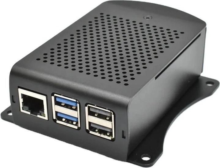 HutoPi Aluminum case with mounting bracket for Raspberry Pi 5