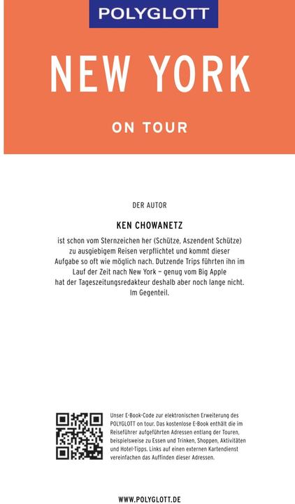 Immagine prodotto on tour Reiseführer New York (Tedesco, Ken Chowanetz, 2019)