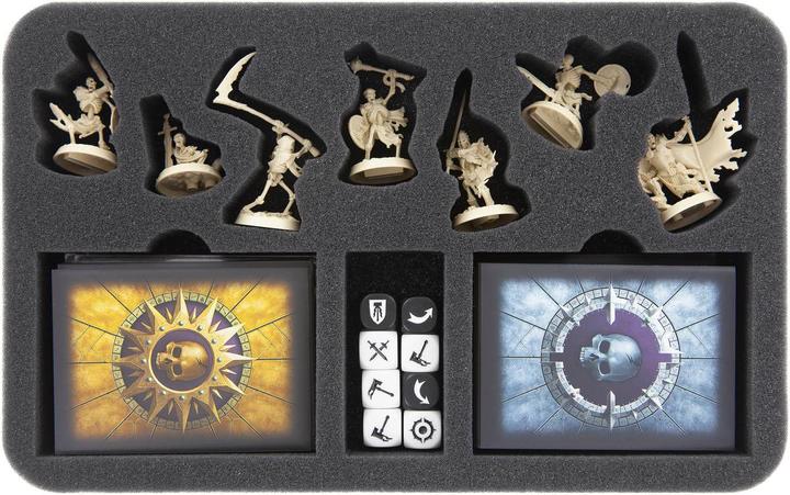 Actual product image Feldherr LBM18 - Storage box FSLB150 for 6 Warhammer Underworlds Shadespire warbands (Foam material)