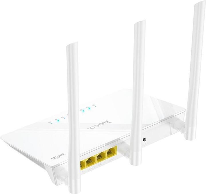 Produktbild Hoco Headphone with microphone wireless router WiFi4 HI30 white