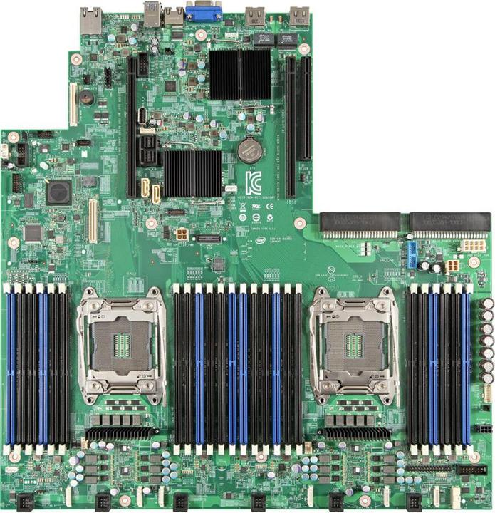 Produktbild Intel Server Board S2600WT2R Wildcat Pass without IO shield and accwssory (LGA 2011-v3, Intel C612)