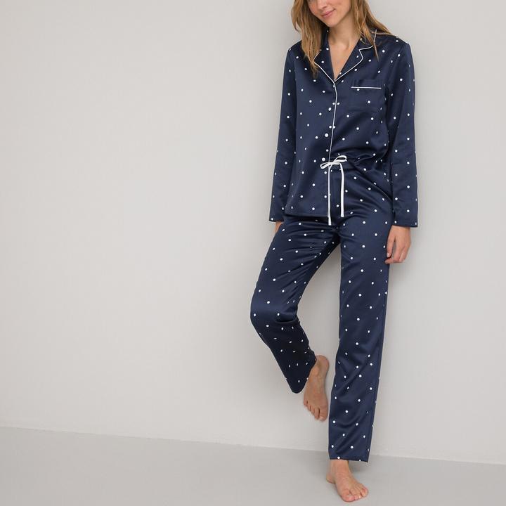 Actual product image La Redoute Collections Classic Satin Pyjamas (36)