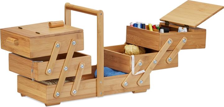 Actual product image Relaxdays Sewing box