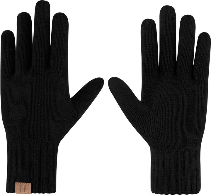 Immagine prodotto Normani Set invernale composto da cappello, sciarpa e guanti in lana merino liscia Yuma - 9623 (Taglia unica)
