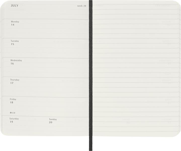 Produktbild Moleskine Notizkalender (Pocket, A6, Englisch)