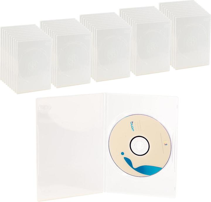 Image du produit Pearl DVD Slim simple DVD Box 50 pièces
