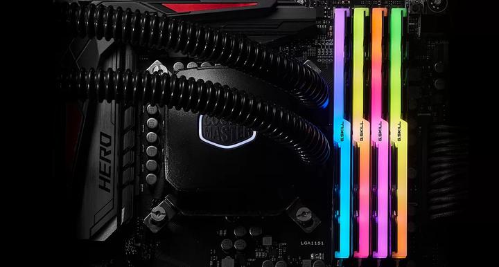 Actual product image G.Skill Trident Z RGB (4 x 16GB, 3600 MHz, DDR4-RAM, DIMM)