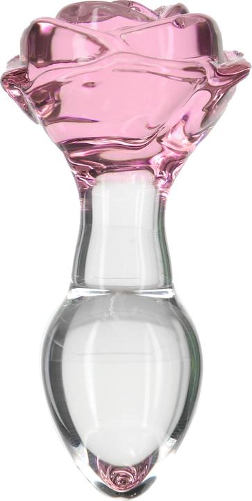Image du produit Pillow Talk Plug anal en verre de luxe Rosy avec bullet bonus