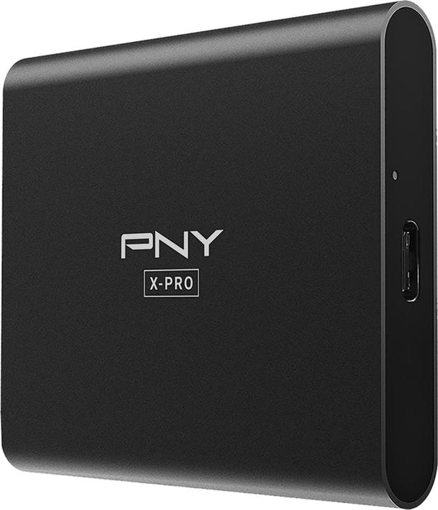 Actual product image PNY SSD EliteX-PRO 500 GB External Drive, Black (PSD0CS2260-500-RB) (500 GB)