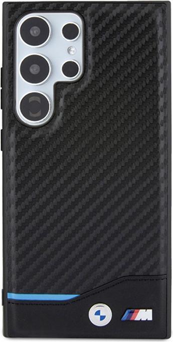 Produktbild BMW BMHCS24L22NBCK S24 Ultra S928 czarny/black Leather Carbon (Samsung Galaxy S24 Ultra)