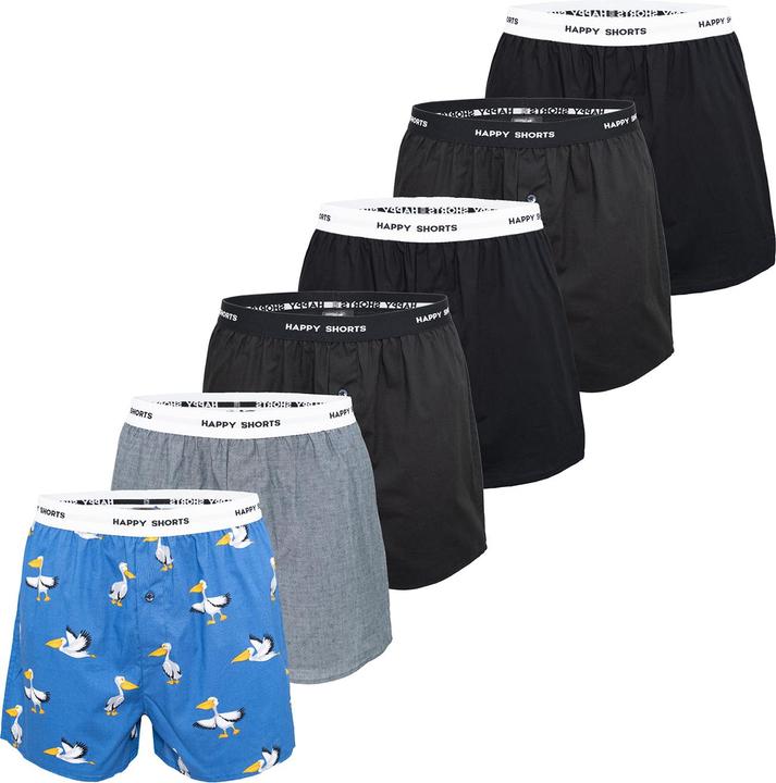 Immagine prodotto Happy shorts Mix Boxer (XL, confezione da 6)