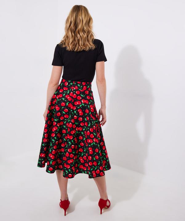 Immagine prodotto Joe Browns Cherry Print Vintage Midi Skirt (36)