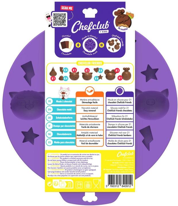Actual product image Chefclub Moule à chocolat