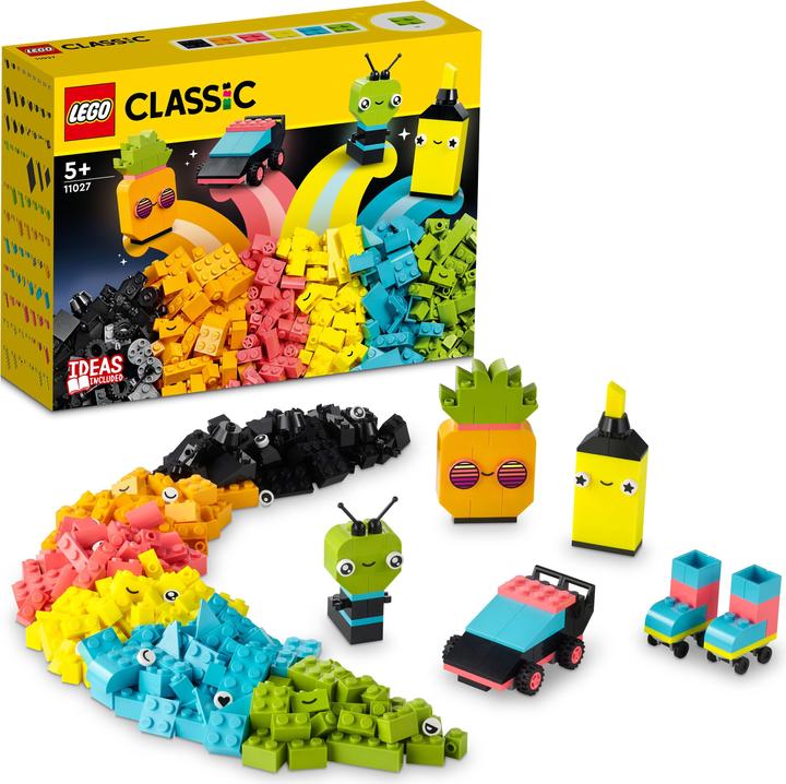 Immagine prodotto LEGO 11027 Set di costruzioni creative al neon (11027, LEGO Classic)