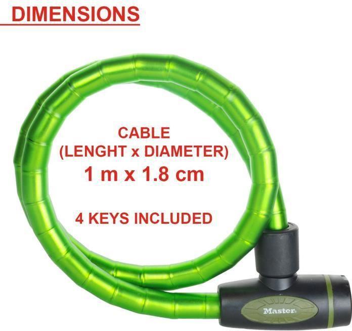 Productafbeelding Master Lock Gepantserd schakelslot (100 cm)