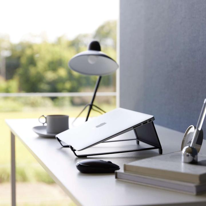 Actual product image Yamazaki Tablet-/Laptophalter mit Doppelfunktion TOWER