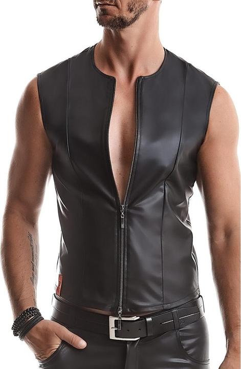 Immagine prodotto Regnes Fetish Planet Gilet da uomo in nero (5XL)