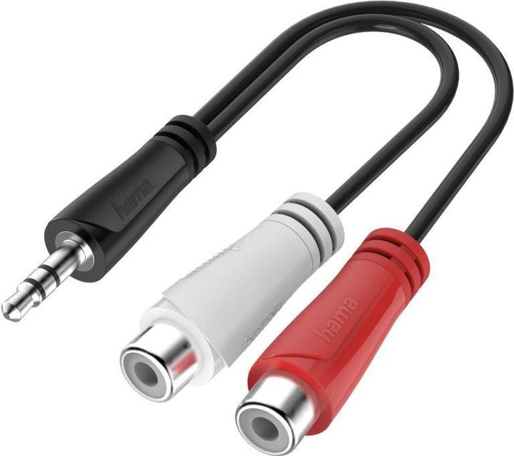 Hama 3.5mm Buchse – 2x Cinch (Klinkenadapter)