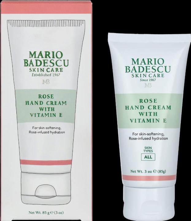 Actual product image Mario Badescu Rose Hand Cream with Vitamine E (85 ml)