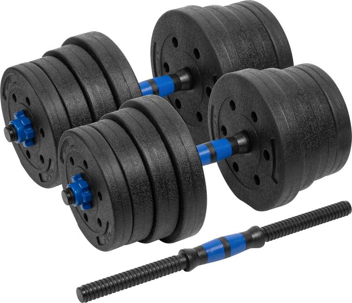 Rebel Verstellbare Bitumenhanteln mit Verbinder 2x15kg ACTIVE