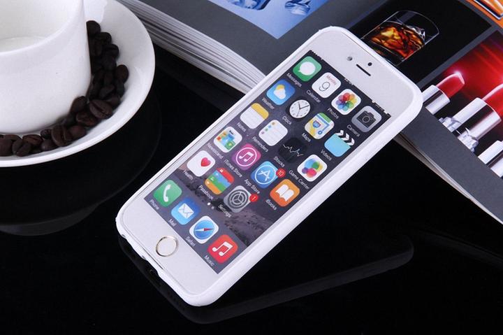 Actual product image König Design Apple iPhone 6s Plus Mobile Cover Mandala Case Motif Egyptian Characters White New (Apple iPhone 6 Plus)